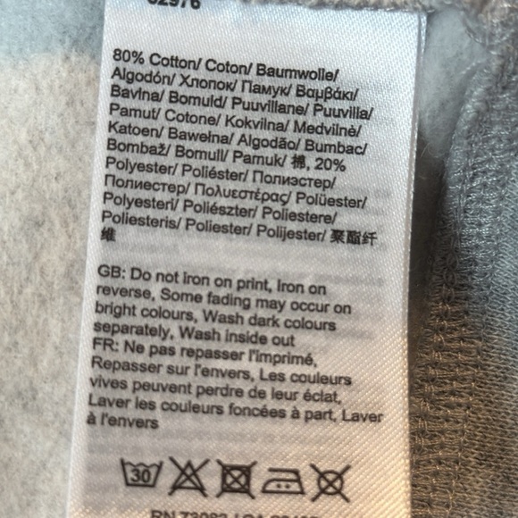 Helly Hansen Men's Nord Graphic Crew Sweatshirt Grey - Picture 8 of 9